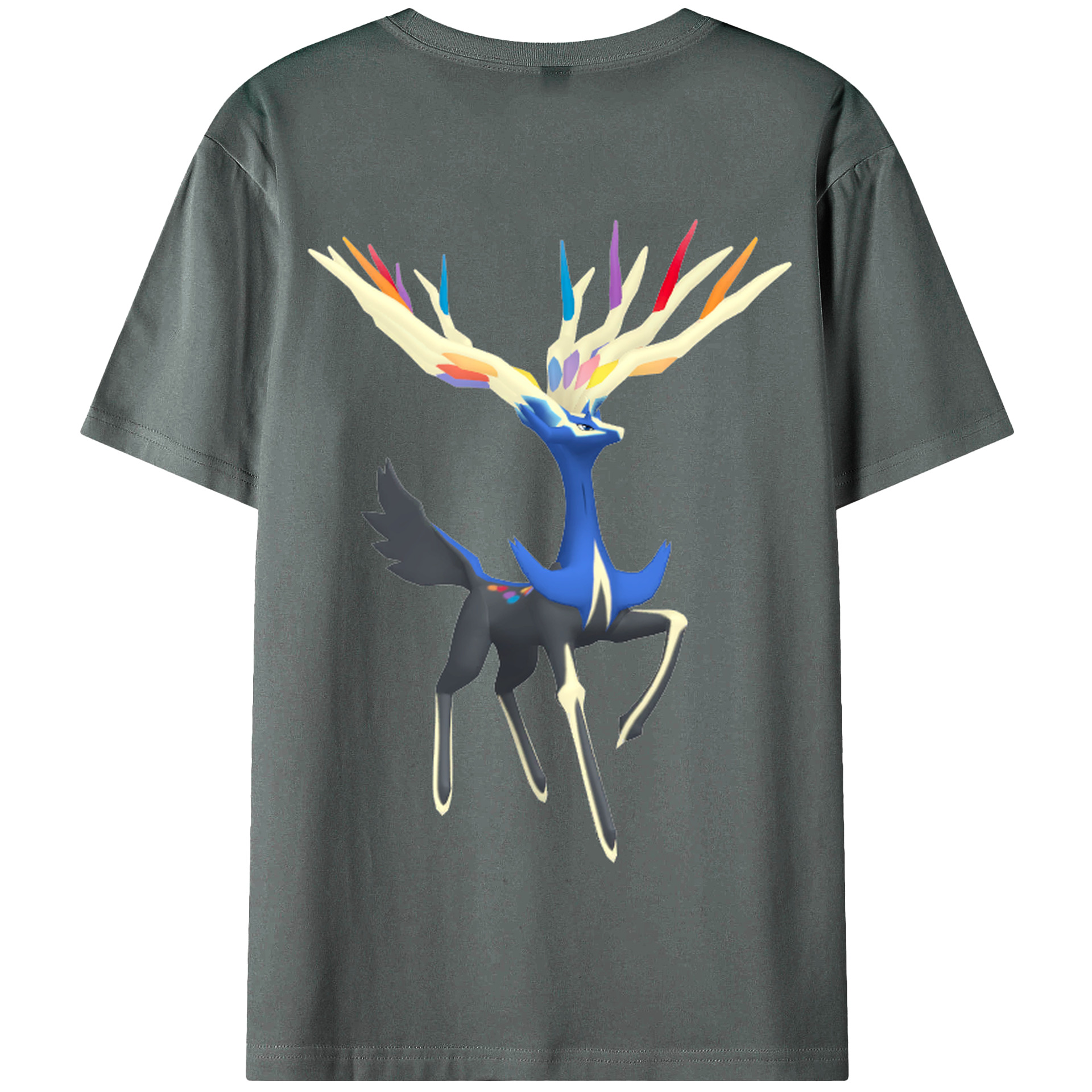 （画像用） ポケットモンスター Pokémon 綿100％半袖Tシャツ（背面プリント）